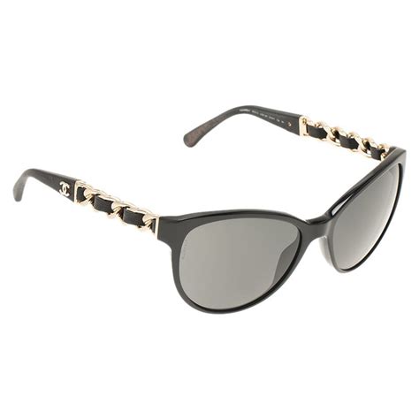 CHANEL Cat Eye Chain Sunglasses 5215